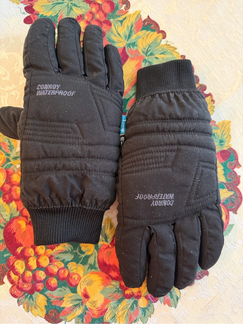 Conroy Waterproof Insulated Men's Black Gloves Junior’s L